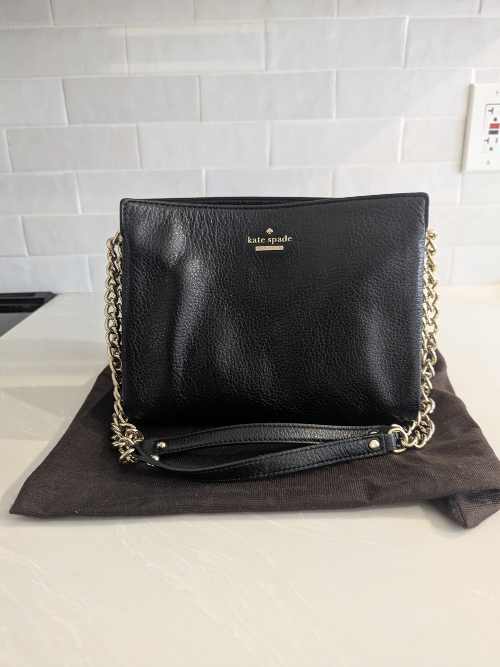 Kate Spade New York Triple Compartment Shoulder Bag Black